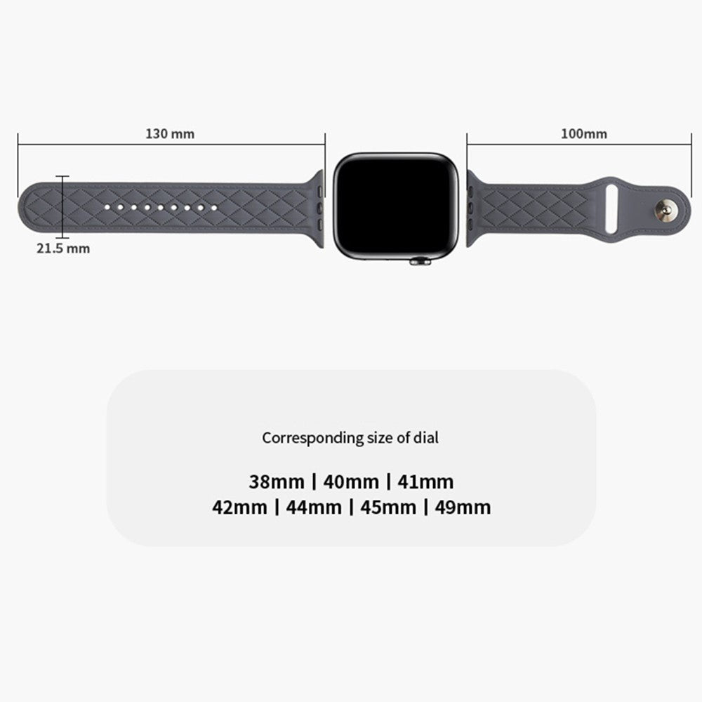 Apple Watch Series 9 41mm textured silicone strap - Sapphire#serie_4