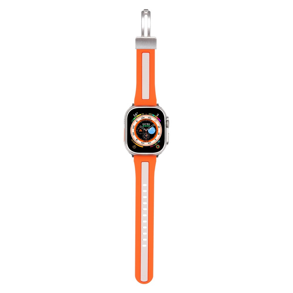 Meget Fed Silikone Universal Rem passer til Apple Smartwatch - Orange#serie_5