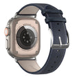 Skøn Metal Og Kunstlæder Universal Rem passer til Apple Smartwatch