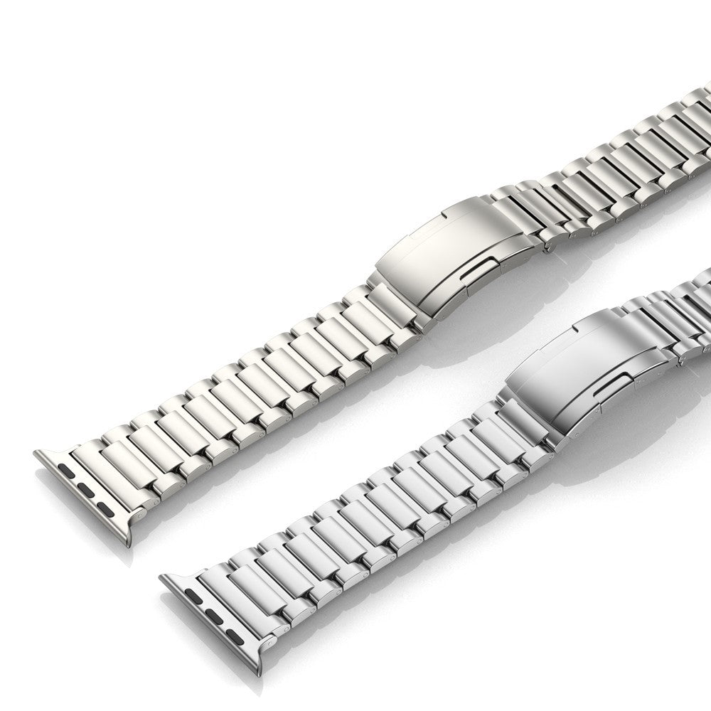 Vildt Kønt Metal Universal Rem passer til Apple Smartwatch - Sølv#serie_3