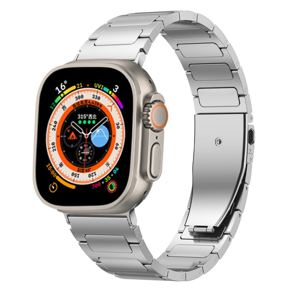 Elegant Metal Universal Rem passer til Apple Smartwatch - Sølv#serie_2