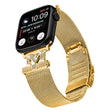 Holdbart Metal Og Rhinsten Universal Rem passer til Apple Smartwatch