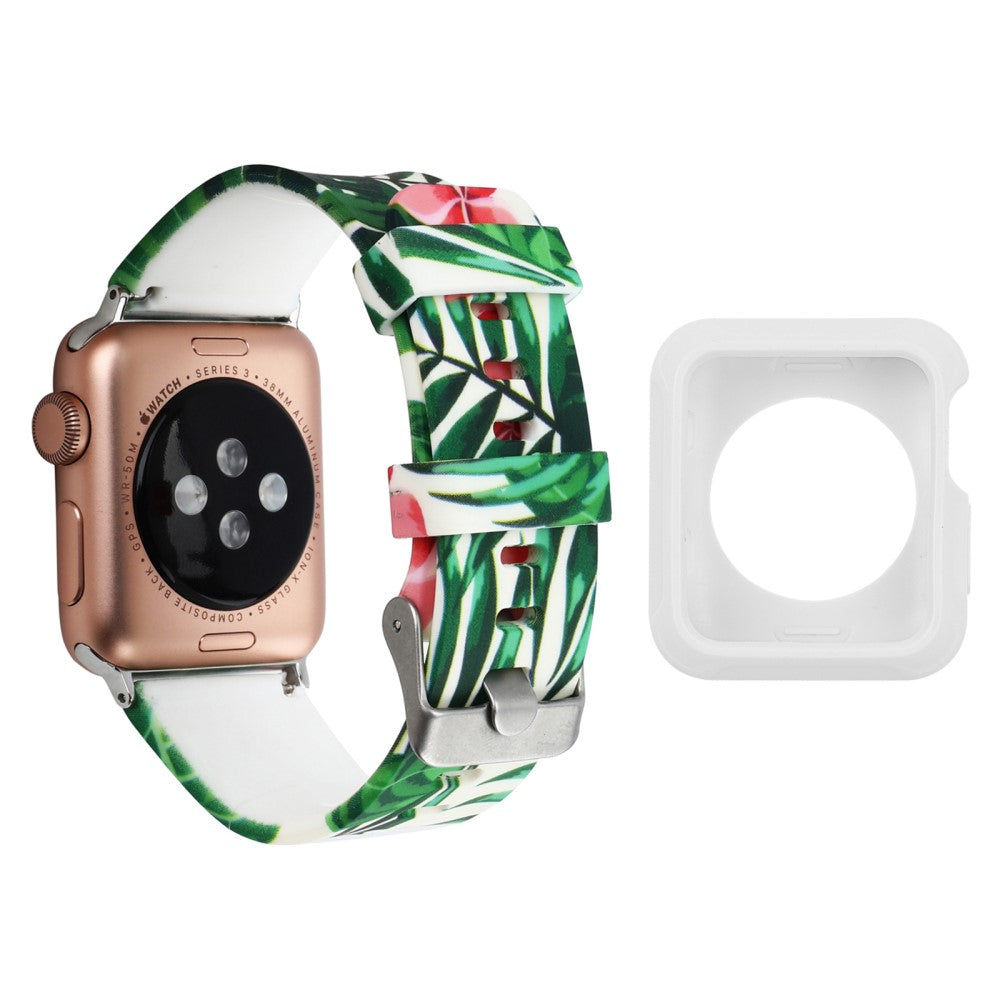 Super Cool Silikone Rem passer til Apple Watch Series 1-3 42mm - Grøn#serie_1