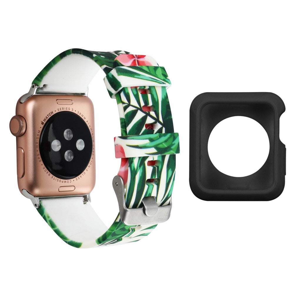 Silikone Cover passer til Apple Watch Series 1-3 38mm - Flerfarvet#serie_1