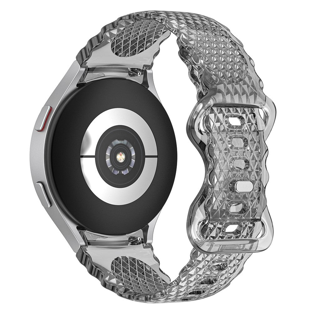 Rigtigt Elegant Silikone Universal Rem passer til Samsung Smartwatch - Sølv#serie_1