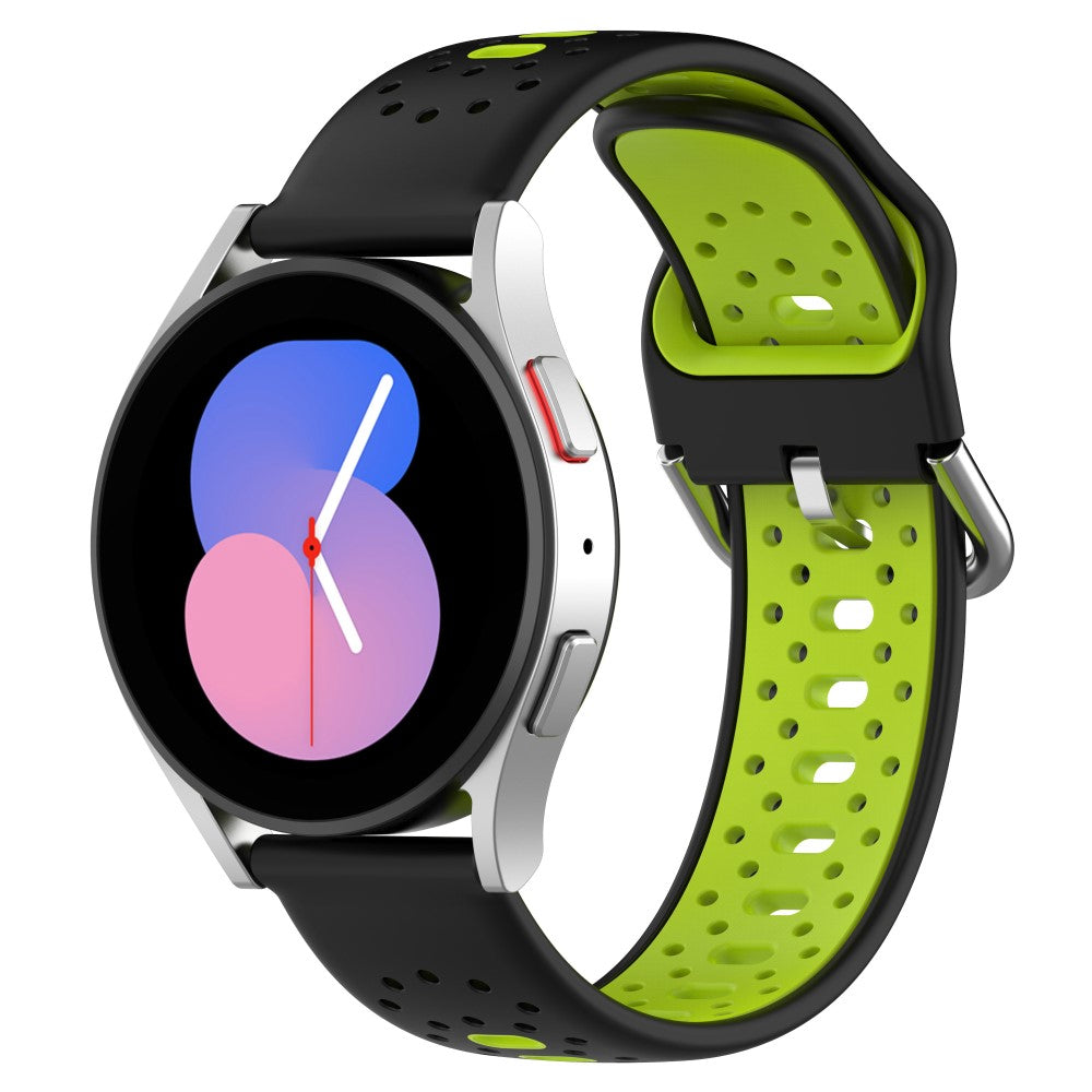 Super Holdbart Silikone Universal Rem passer til Samsung Smartwatch - Grøn#serie_11