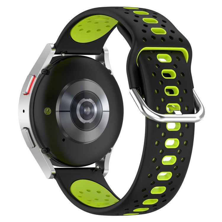 Super Holdbart Silikone Universal Rem passer til Samsung Smartwatch - Grøn#serie_11