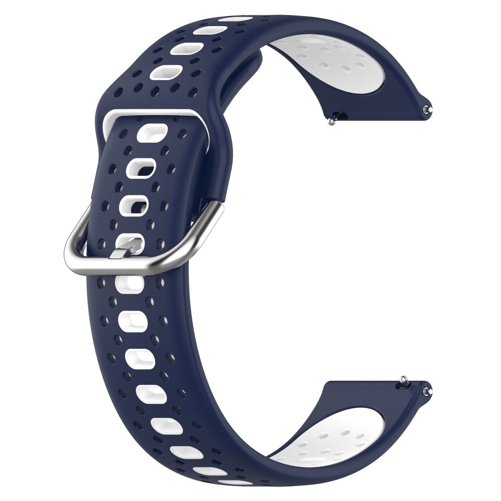 Super Holdbart Silikone Universal Rem passer til Samsung Smartwatch - Blå#serie_14