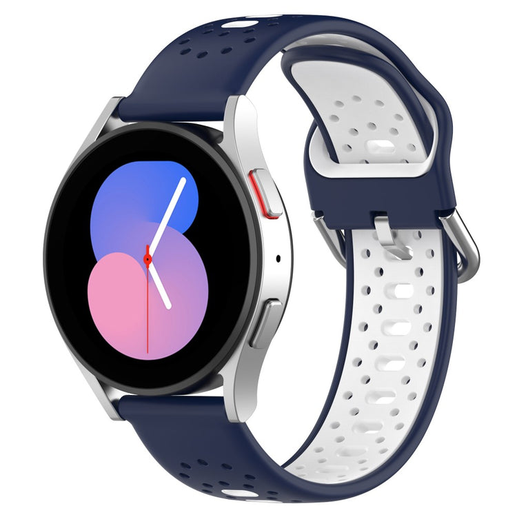 Super Holdbart Silikone Universal Rem passer til Samsung Smartwatch - Blå#serie_14