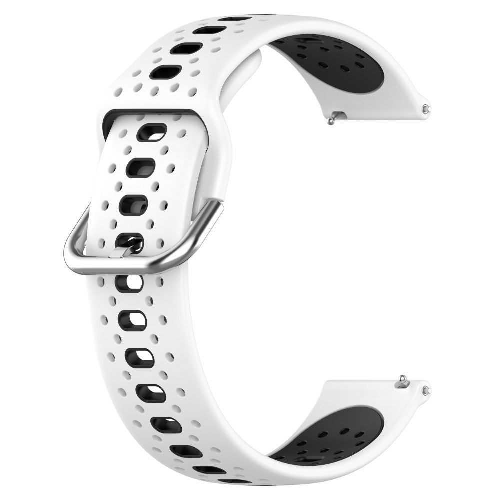Super Holdbart Silikone Universal Rem passer til Samsung Smartwatch - Hvid#serie_2