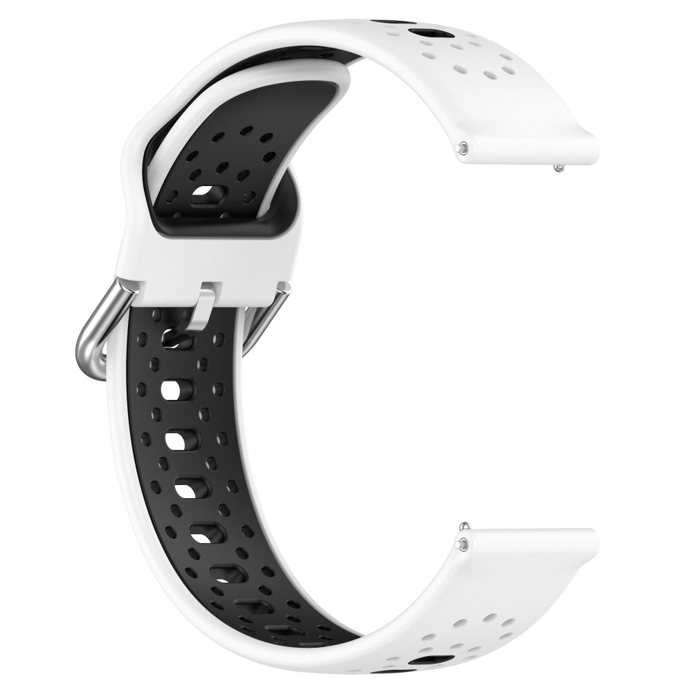 Super Holdbart Silikone Universal Rem passer til Samsung Smartwatch - Hvid#serie_2