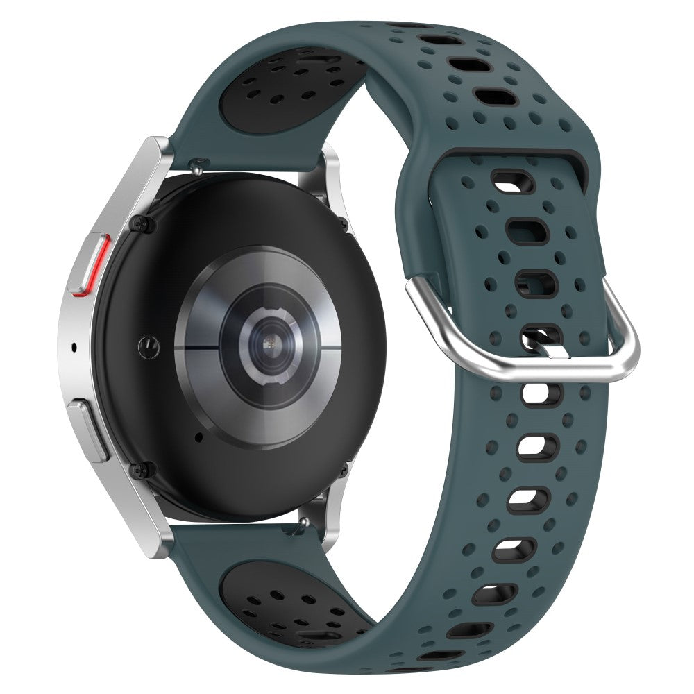 Super Holdbart Silikone Universal Rem passer til Samsung Smartwatch - Grøn#serie_3