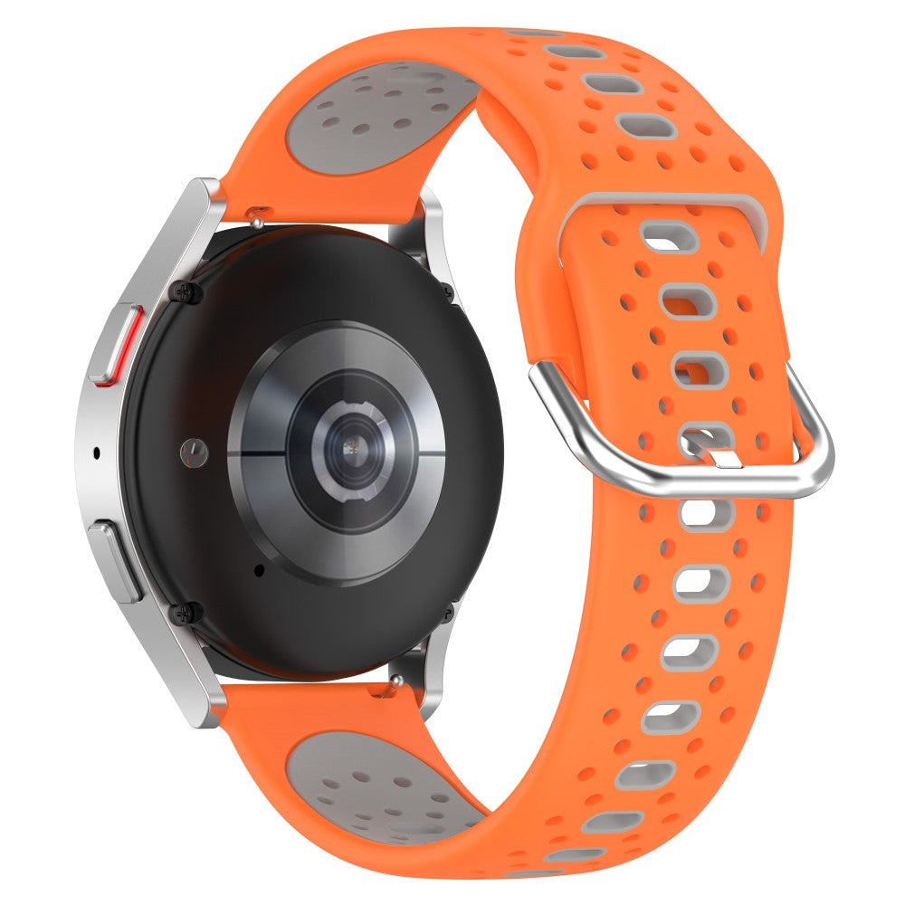 Super Holdbart Silikone Universal Rem passer til Samsung Smartwatch - Orange#serie_6