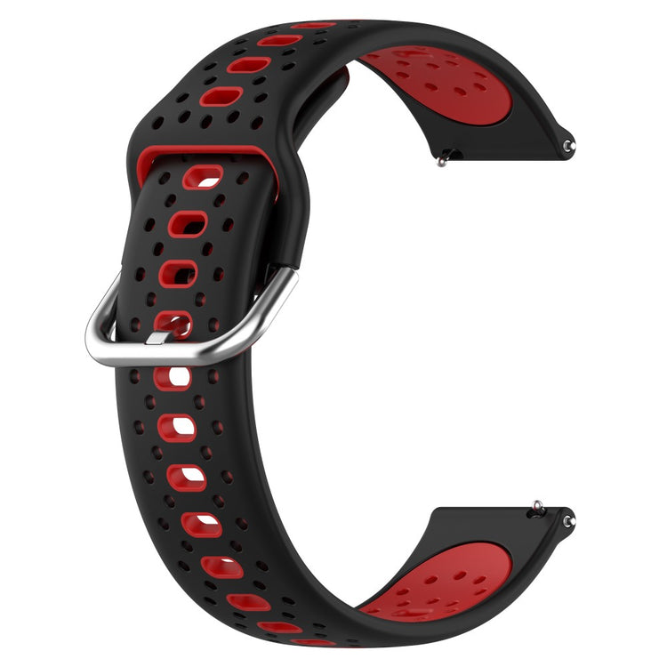Super Holdbart Silikone Universal Rem passer til Samsung Smartwatch - Rød#serie_8