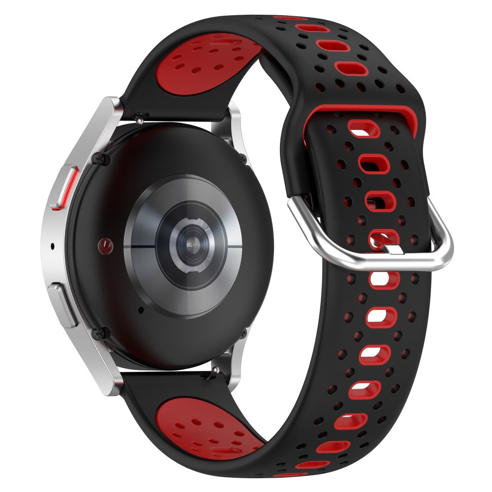 Super Holdbart Silikone Universal Rem passer til Samsung Smartwatch - Rød#serie_8