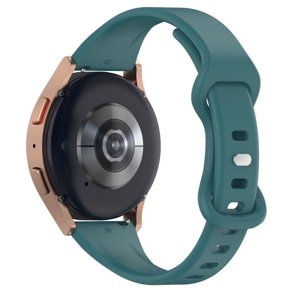 Rigtigt Rart Silikone Universal Rem passer til Smartwatch - Grøn#serie_11