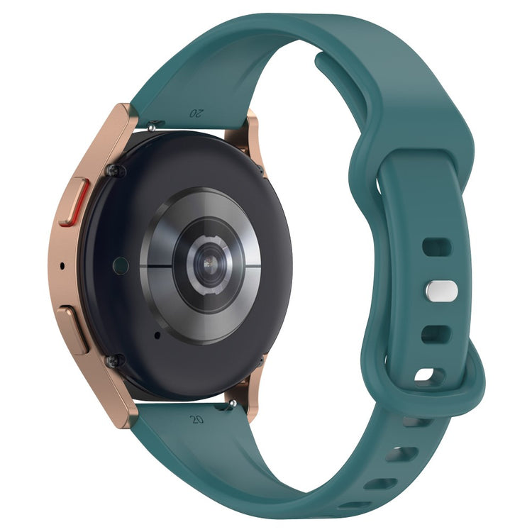 Rigtigt Rart Silikone Universal Rem passer til Smartwatch - Grøn#serie_11
