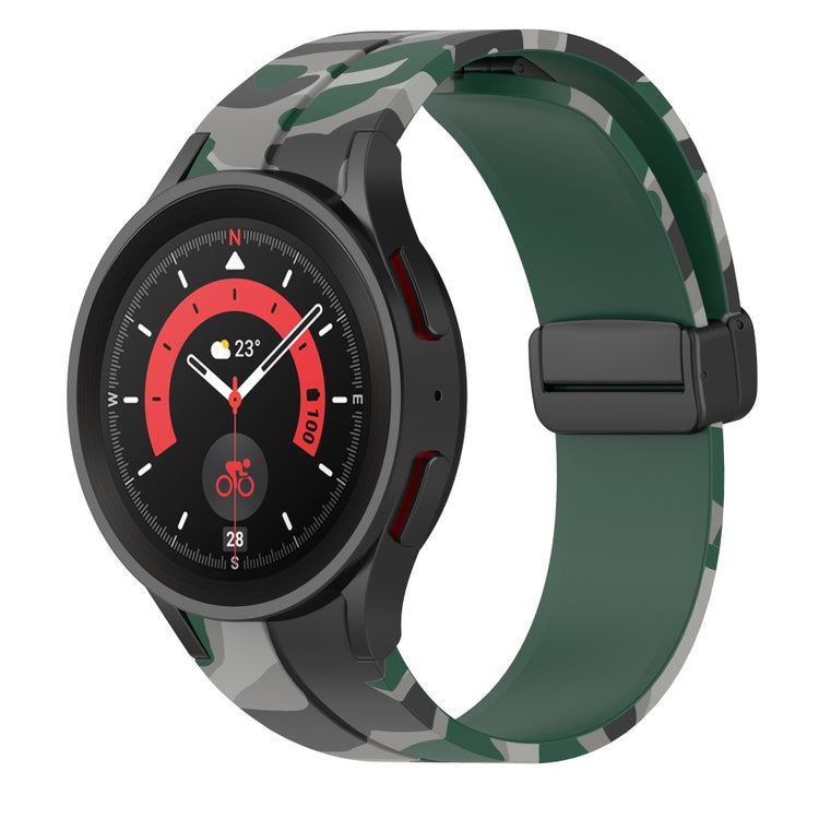 Rigtigt Slidstærk Silikone Universal Rem passer til Samsung Smartwatch - Grøn#serie_8