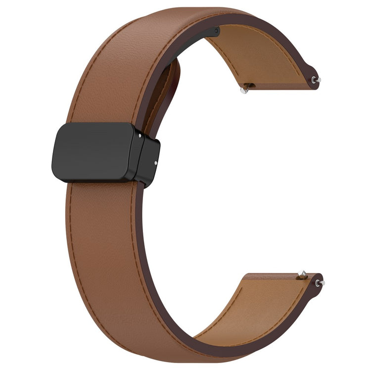 Vildt Godt Ægte Læder Universal Rem passer til Samsung Smartwatch - Brun#serie_8