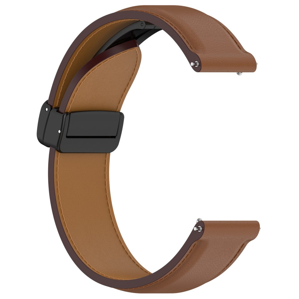 Vildt Godt Ægte Læder Universal Rem passer til Samsung Smartwatch - Brun#serie_8