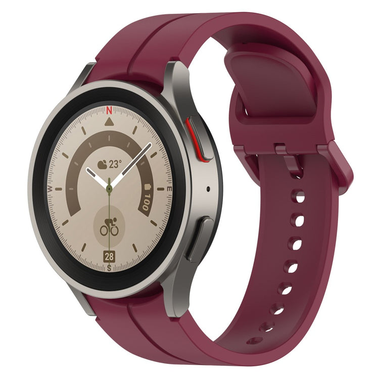 Vildt Cool Silikone Universal Rem passer til Smartwatch - Rød#serie_10