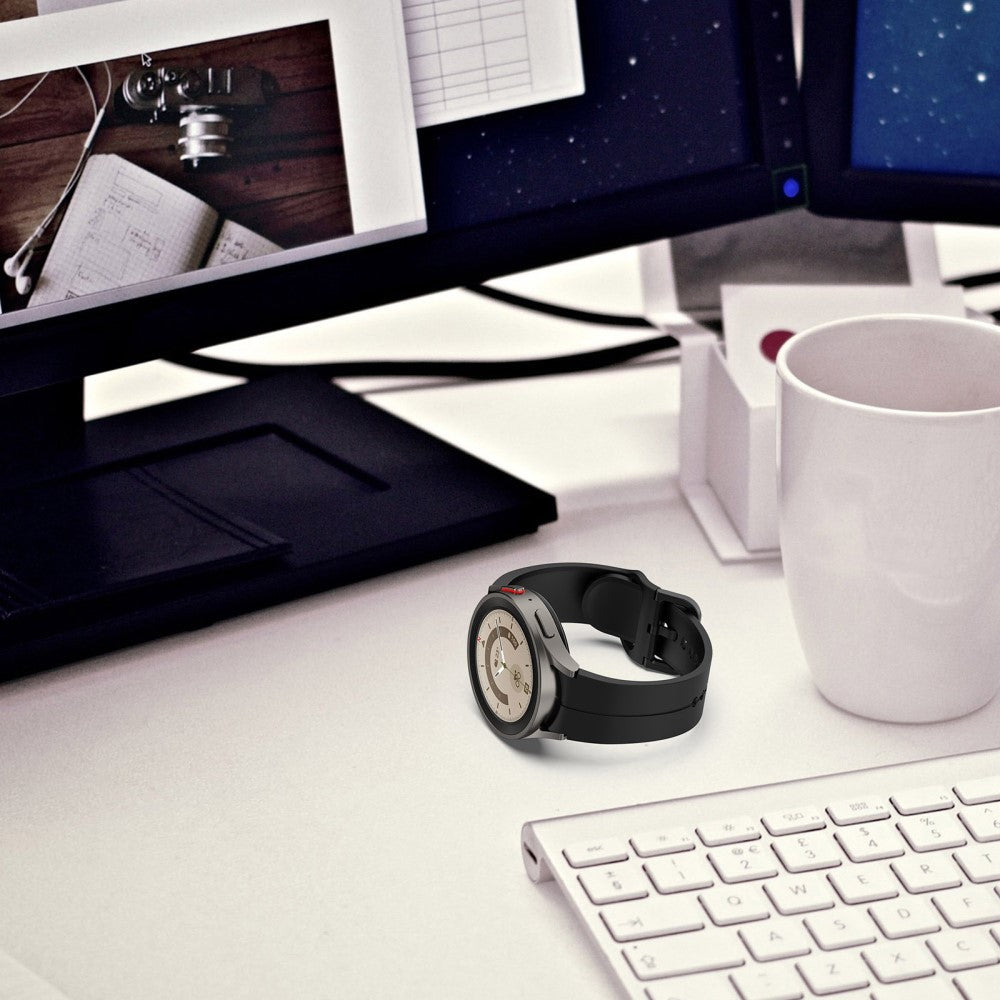 Vildt Cool Silikone Universal Rem passer til Smartwatch - Sølv#serie_11