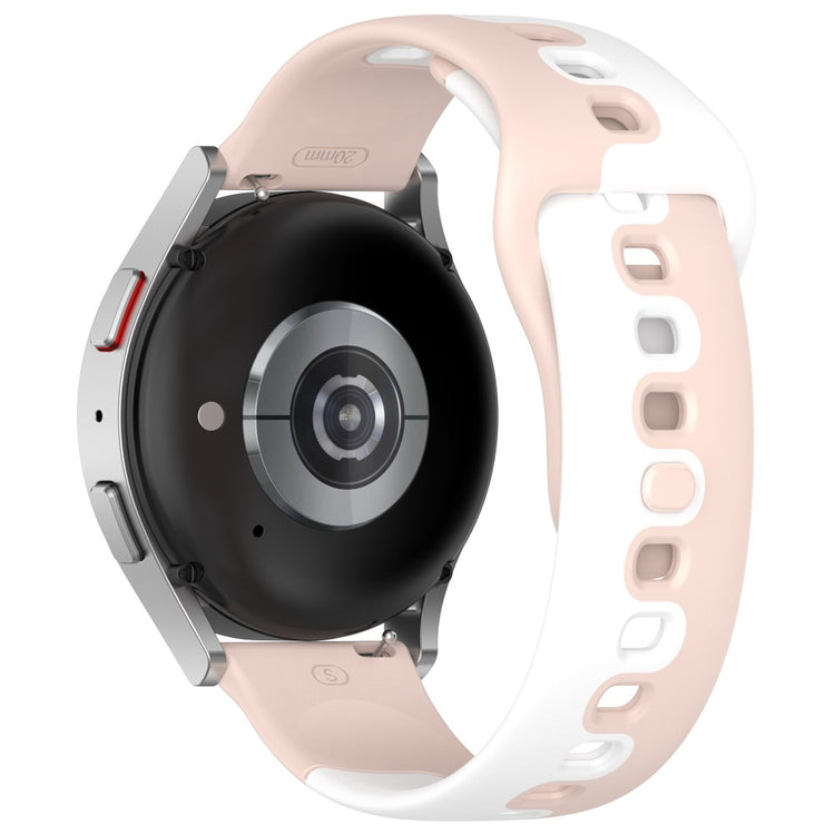 Mega Hårdfør Silikone Universal Rem passer til Smartwatch - Pink#serie_2