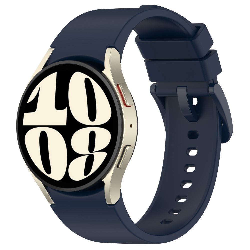 Rigtigt Pænt Silikone Universal Rem passer til Smartwatch - Blå#serie_12