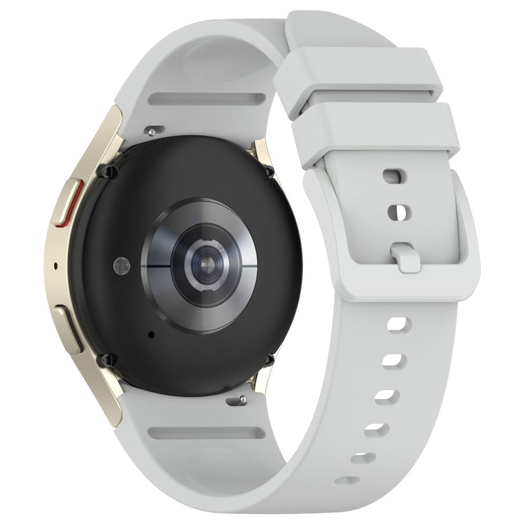 Rigtigt Pænt Silikone Universal Rem passer til Smartwatch - Sølv#serie_8