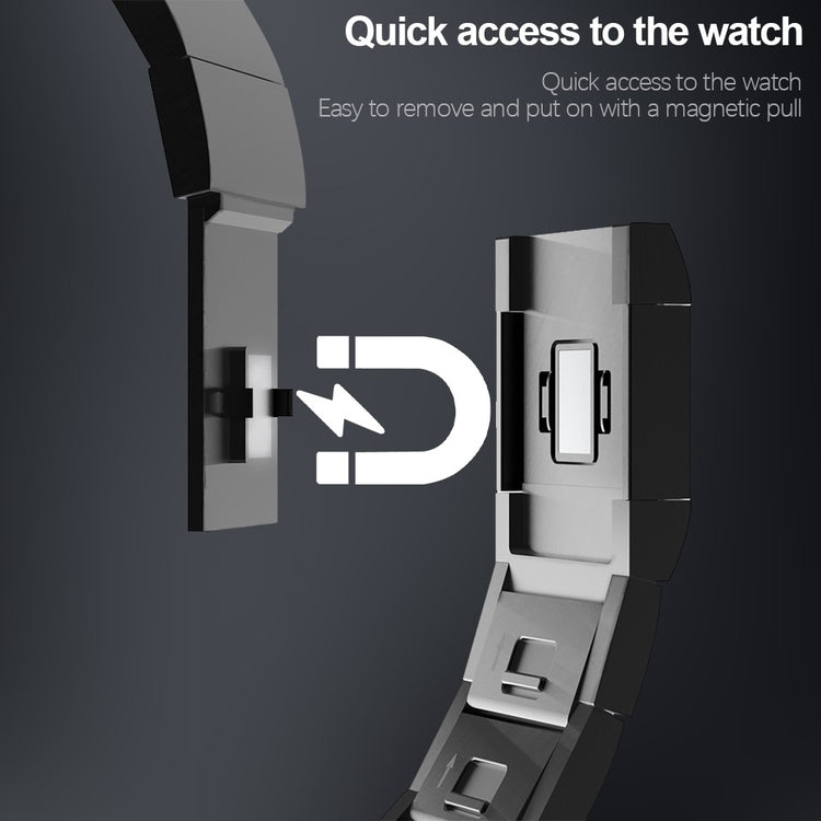 Skøn Metal Universal Rem passer til Samsung Smartwatch - Sølv#serie_2