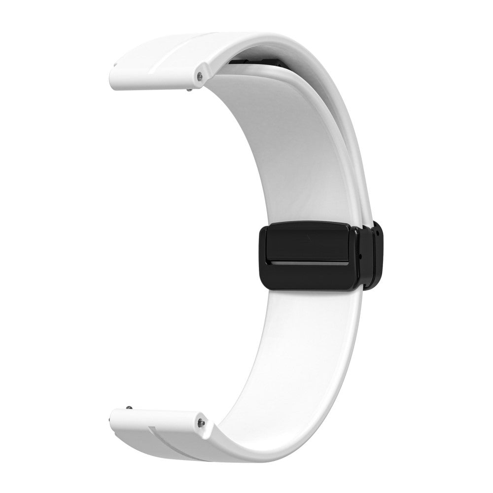 Helt Vildt Sejt Silikone Universal Rem passer til Smartwatch - Hvid#serie_2