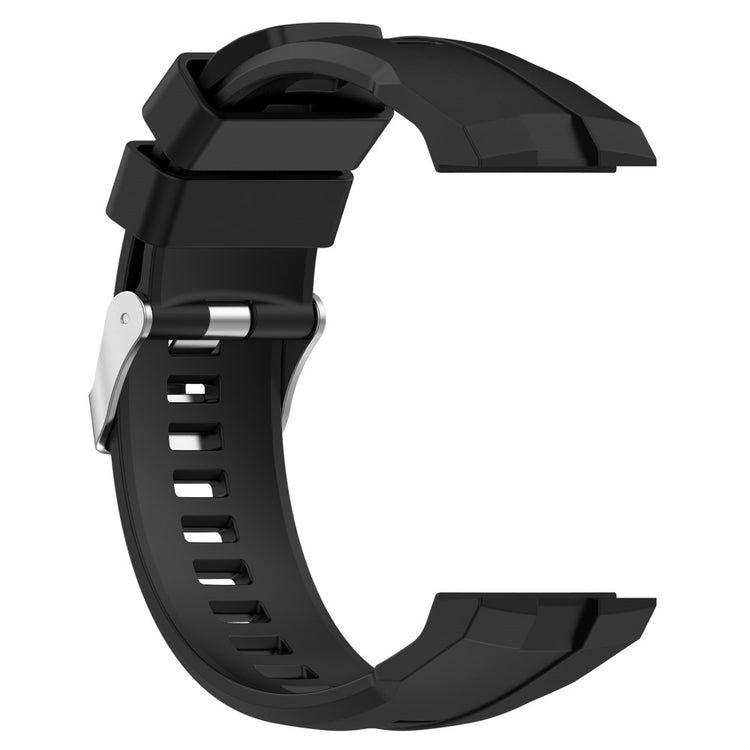 Rigtigt Fint Silikone Rem passer til Huawei Watch GT Cyber - Sort#serie_1