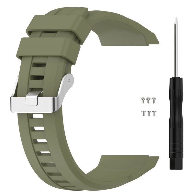 Rigtigt Fint Silikone Rem passer til Huawei Watch GT Cyber - Grøn#serie_4