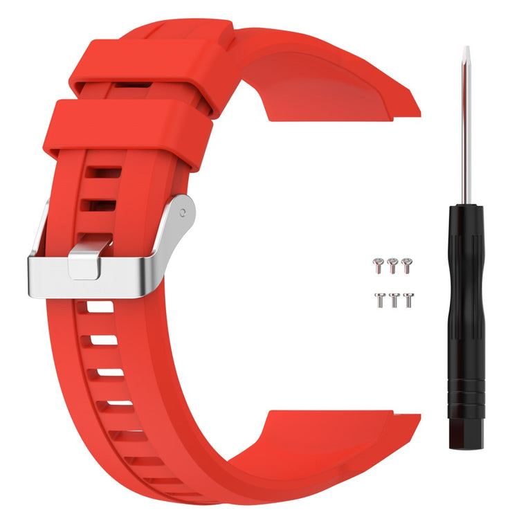 Rigtigt Fint Silikone Rem passer til Huawei Watch GT Cyber - Rød#serie_5