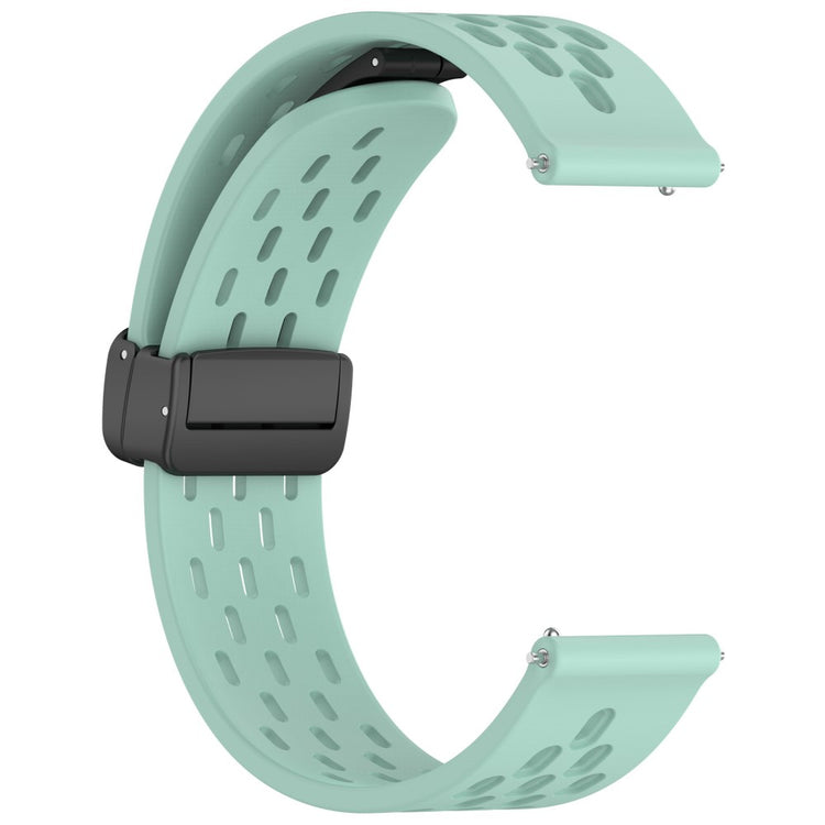 Vildt Smuk Metal Og Silikone Universal Rem passer til Smartwatch - Grøn#serie_12