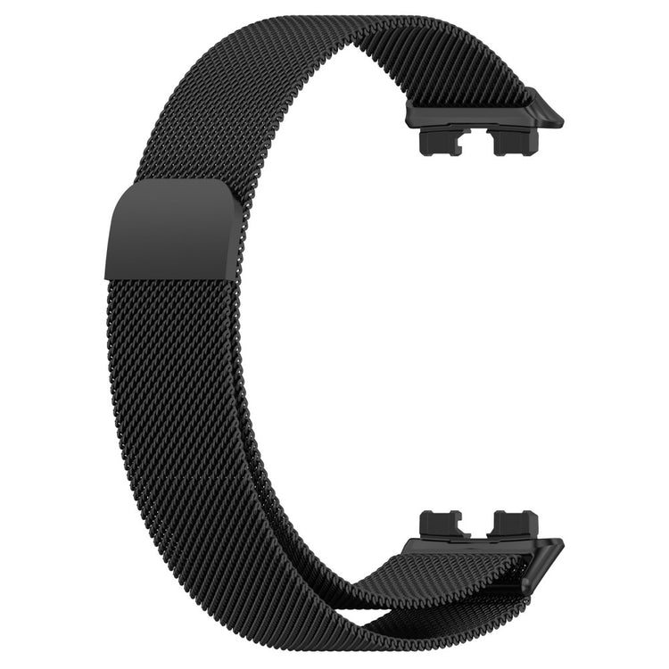 Meget Fantastisk Metal Rem passer til Huawei Band 8 - Sort#serie_7