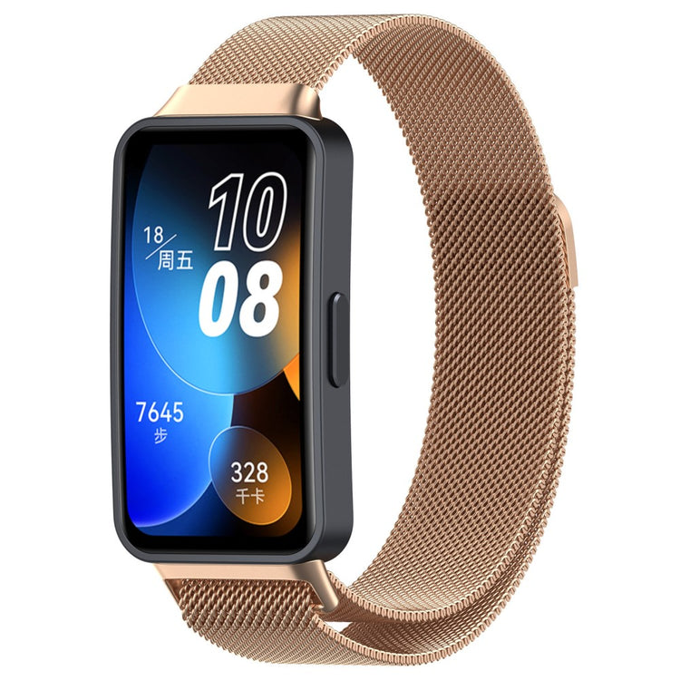 Fantastisk Metal Rem passer til Huawei Band 8 - Pink#serie_5