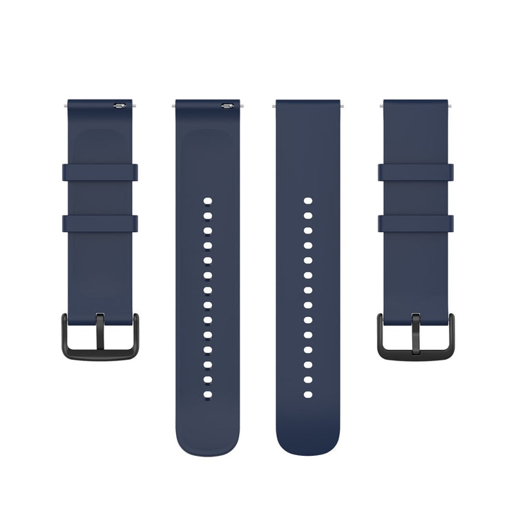 Super Slidstærk Silikone Universal Rem passer til Smartwatch - Blå#serie_12