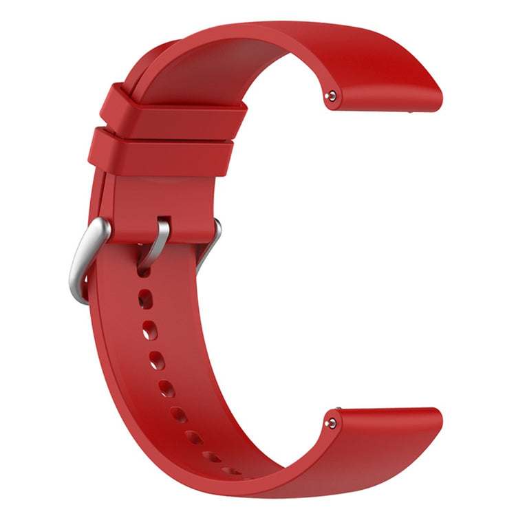 Super Slidstærk Silikone Universal Rem passer til Smartwatch - Rød#serie_5