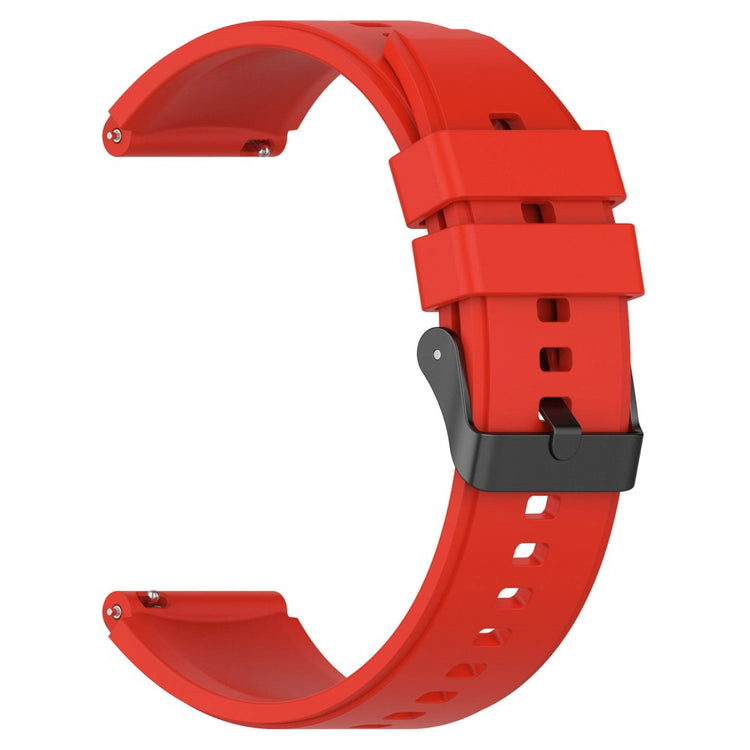 Vildt Sejt Silikone Universal Rem passer til Smartwatch - Rød#serie_2