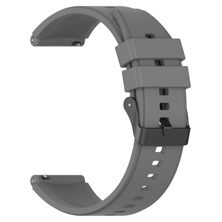 Vildt Sejt Silikone Universal Rem passer til Smartwatch - Sølv#serie_7