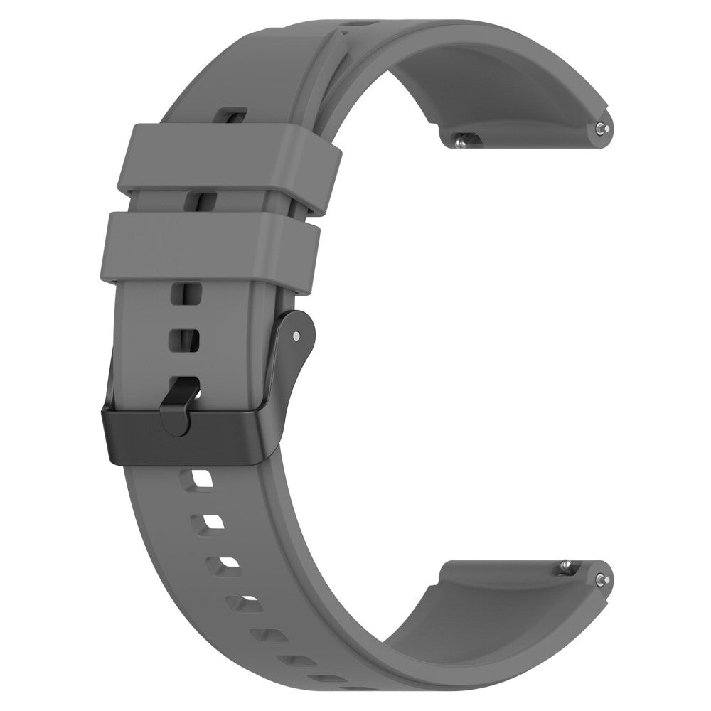 Vildt Sejt Silikone Universal Rem passer til Smartwatch - Sølv#serie_7