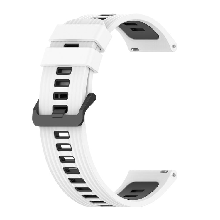 Smuk Metal Og Silikone Universal Rem passer til Smartwatch - Hvid#serie_10