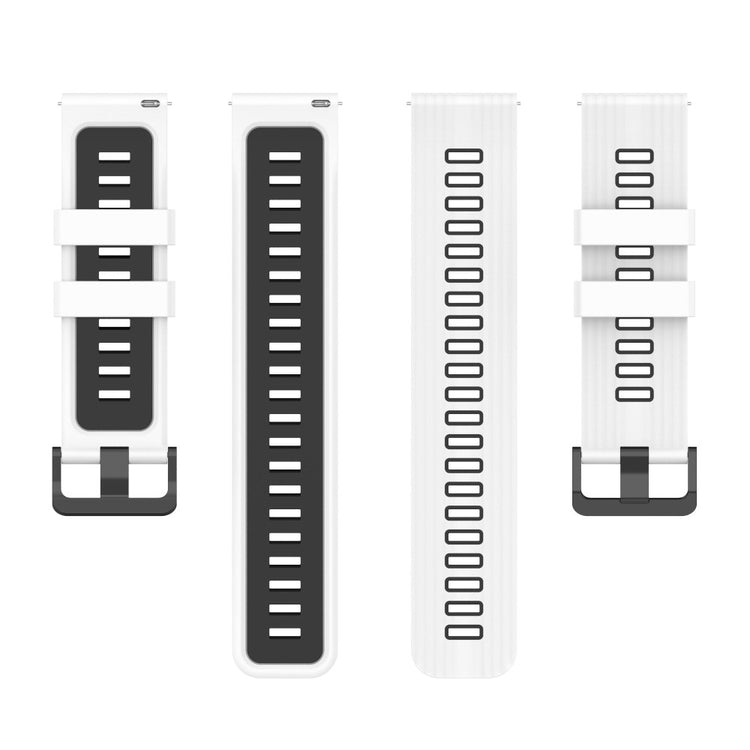 Smuk Metal Og Silikone Universal Rem passer til Smartwatch - Hvid#serie_10