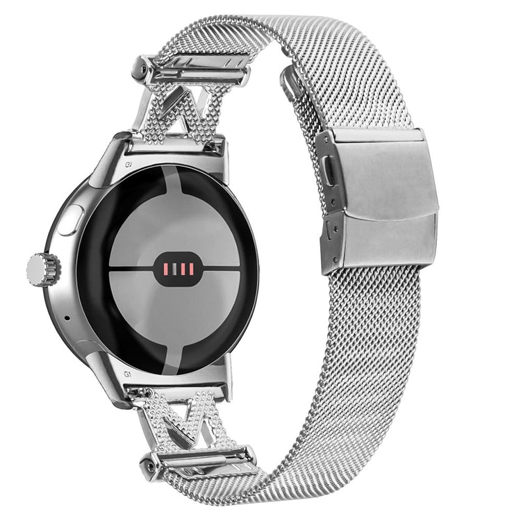 Udsøgt Metal Rem passer til Google Pixel Watch - Sølv#serie_162