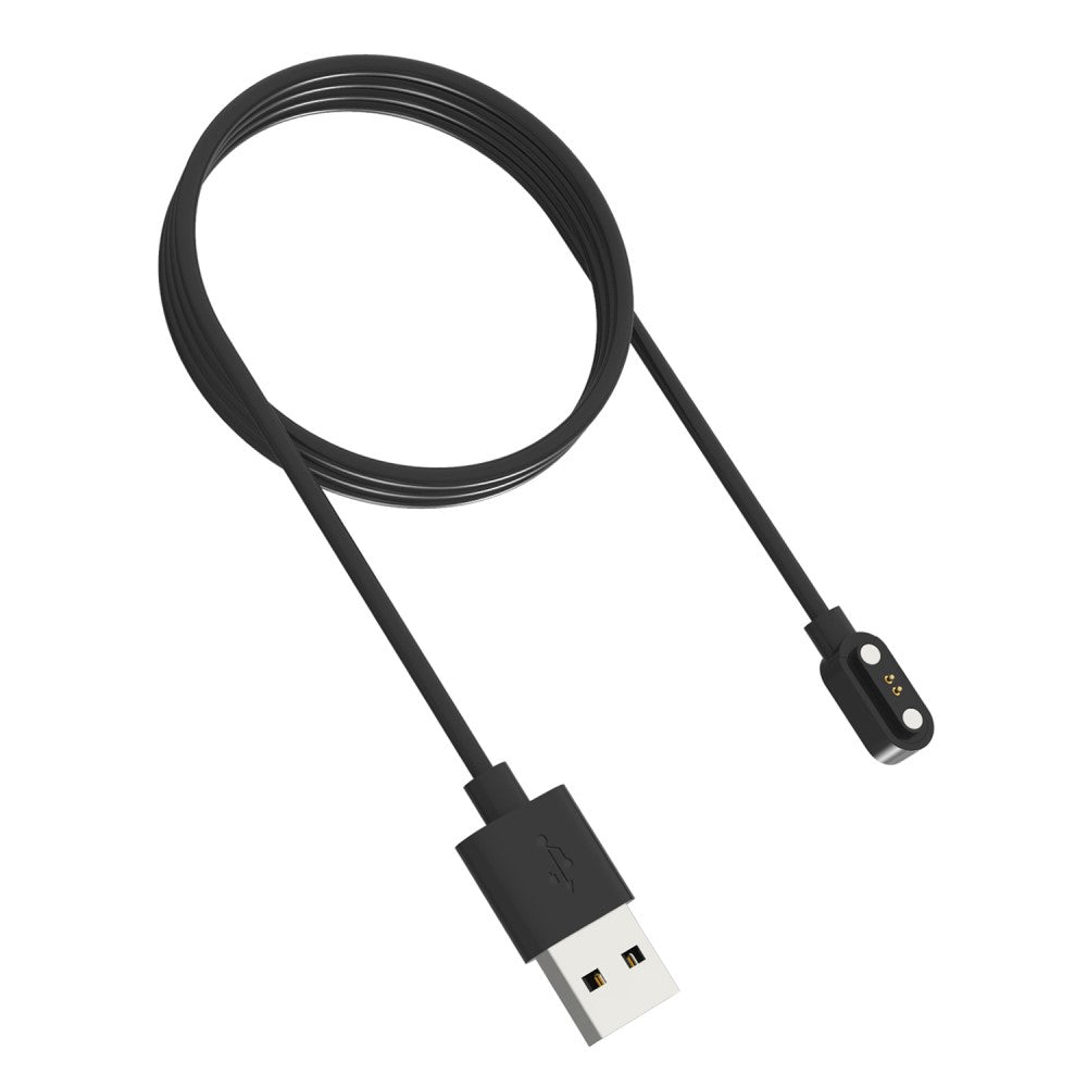 60cm Magnetisk USB Opladningskabel passer til Smartwatch - Sort#serie_017