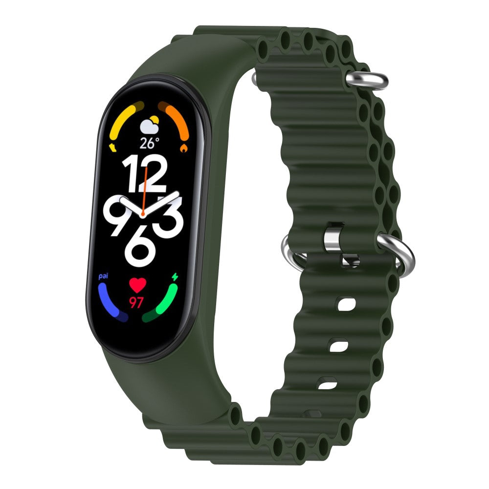 Alle Tiders Silikone Universal Rem passer til Xiaomi Smartwatch - Grøn#serie_1