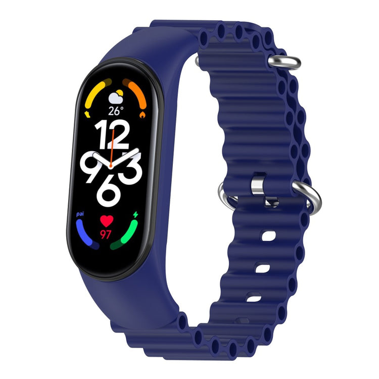 Alle Tiders Silikone Universal Rem passer til Xiaomi Smartwatch - Blå#serie_3