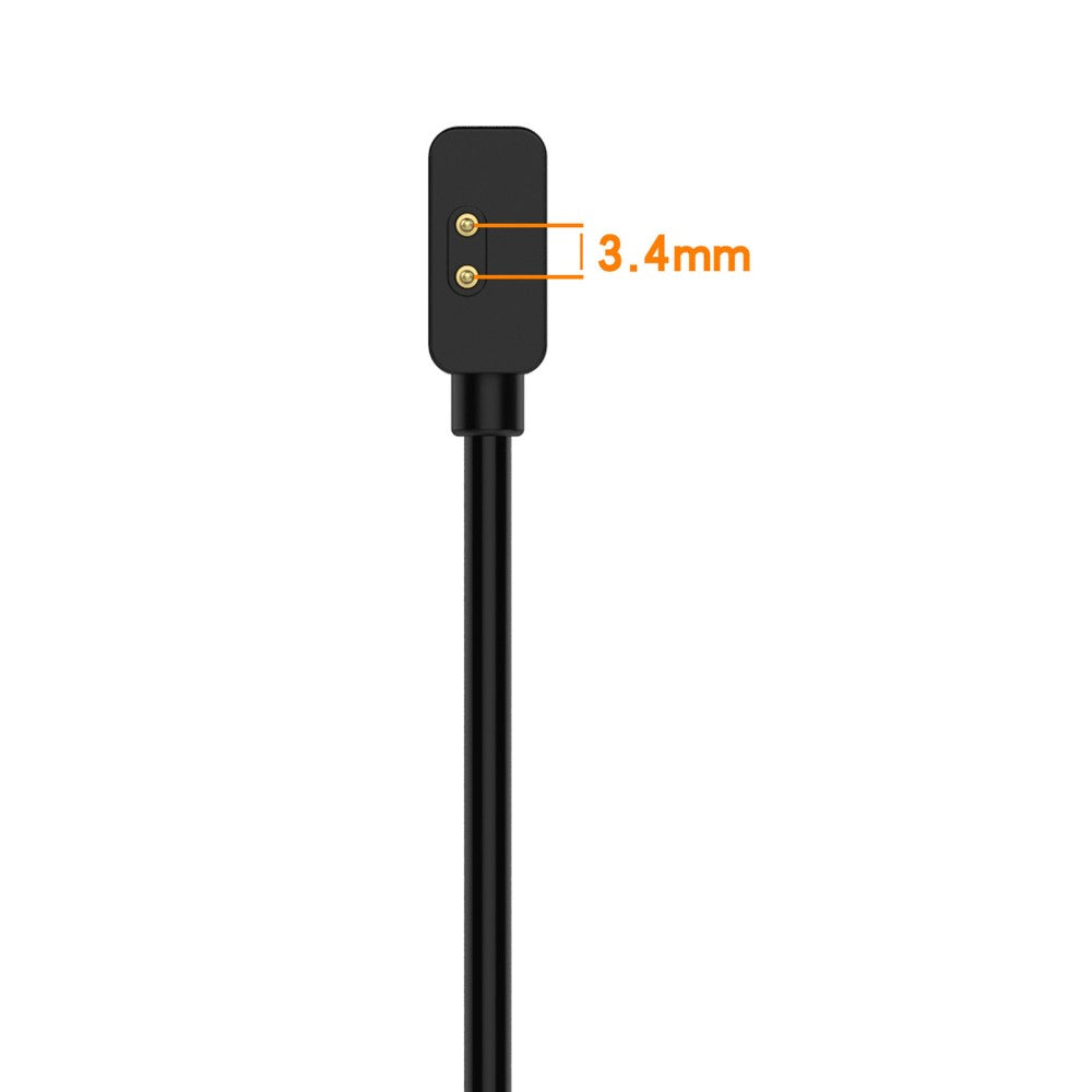 1m Universal Xiaomi Magnetisk Kabel Til Opladnings Dock - Sort#serie_045