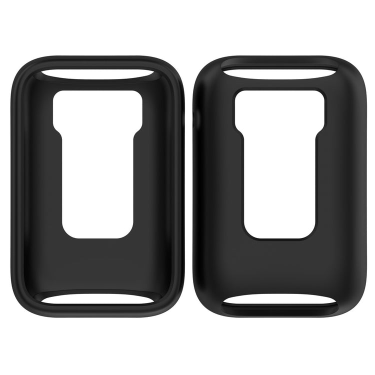 Fed Silikone Cover passer til Xiaomi Mi Band 7 Pro - Sort#serie_1